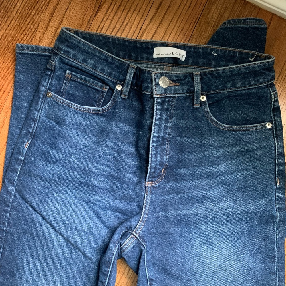 COPY - Loft Curvy High Waist Skinny Ankle Sz 6